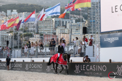 01/07/2021 ; Monaco ; Monaco Longines Global Champions Tour ; friday csi5 1m50 ; presentation ; 521, Imagine de Muze, Wilson James ; Sportfot